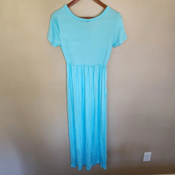 Han Mei Li Light Blue Summer Dress – Size Small - Picture 2 of 5